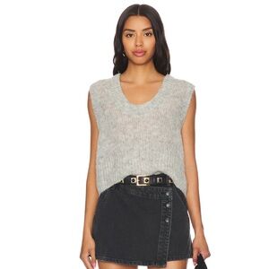 NWT Dream Maker Vest in Light Heather Grey
Free People